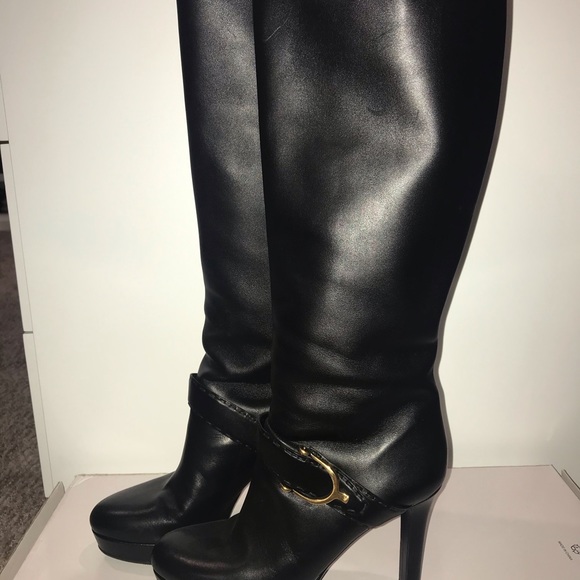 Gucci platform knee high horsebit boots - Picture 3 of 7